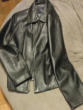 Sonoma Leather Jacket Black Medium